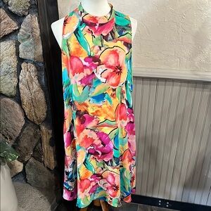 Investments Vibrant Multicolor Dress